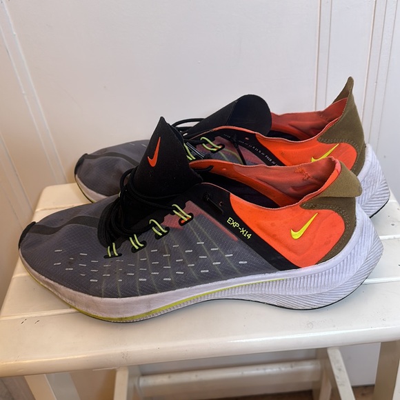 Nike EXP-X14 Running Shoes, Grey/Orange, Size 13 - Picture 5 of 6